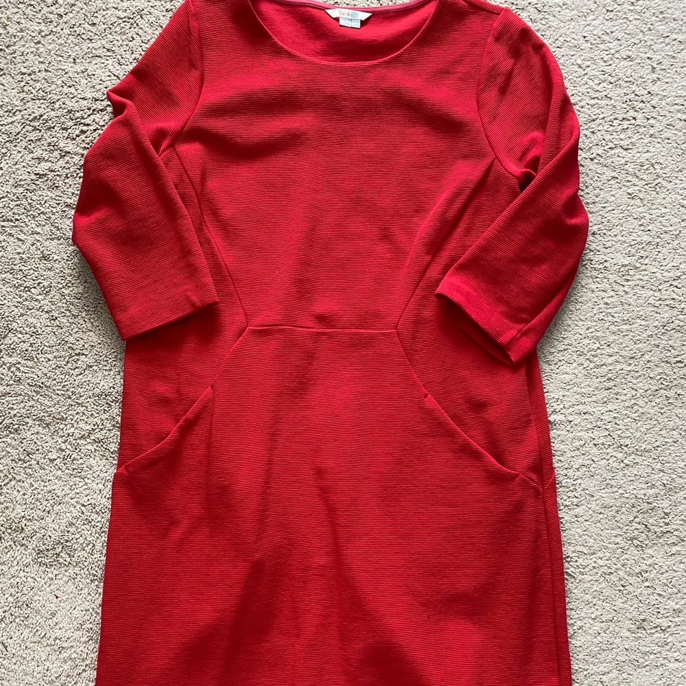 Boden Red Dress 14L
